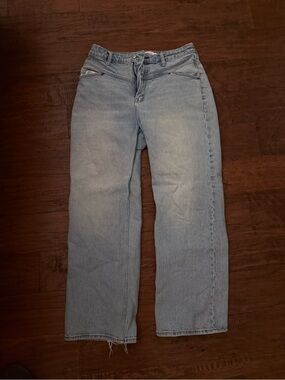 Abercrombie & Fitch Light Wash Straight-Leg Jeans